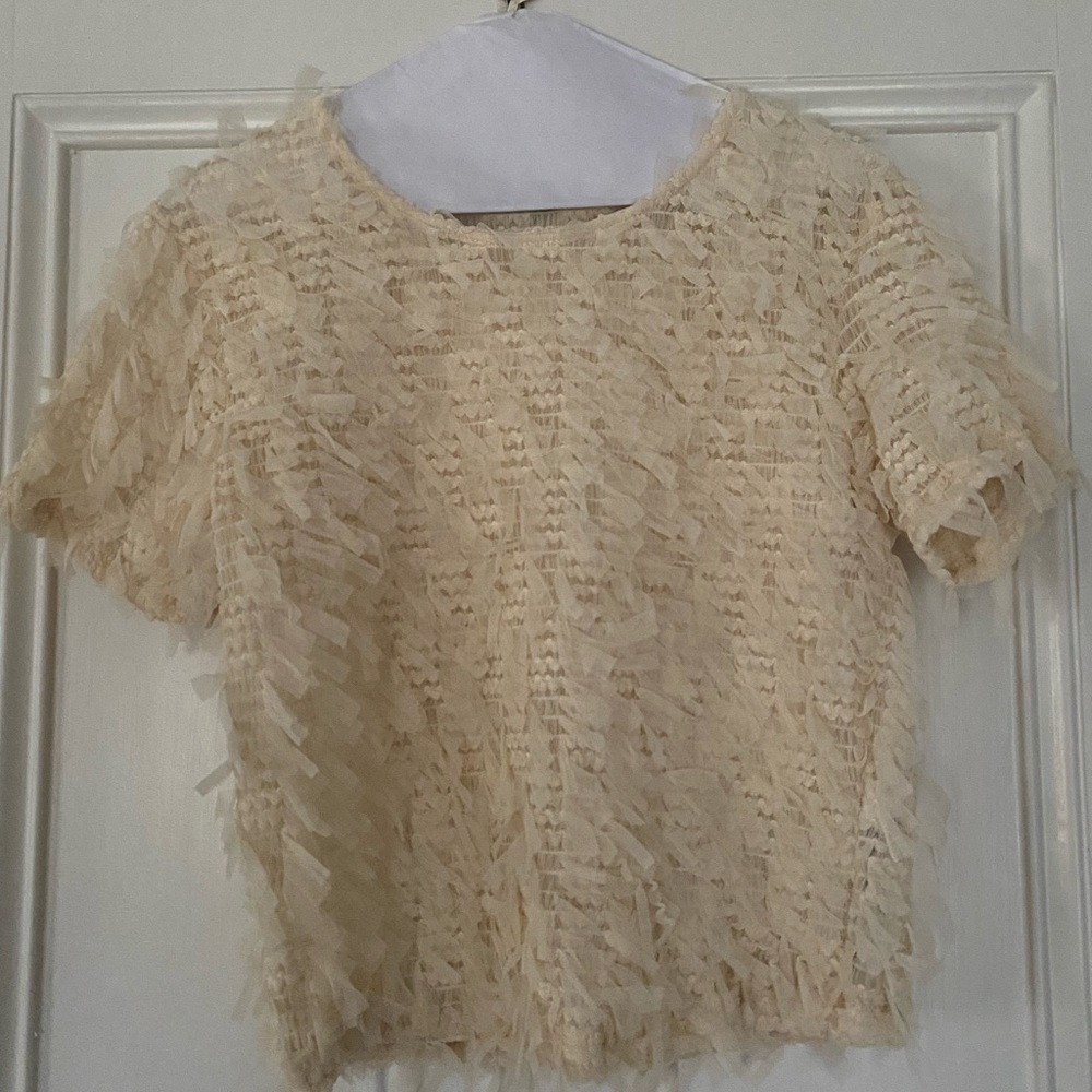 Cream Zara top